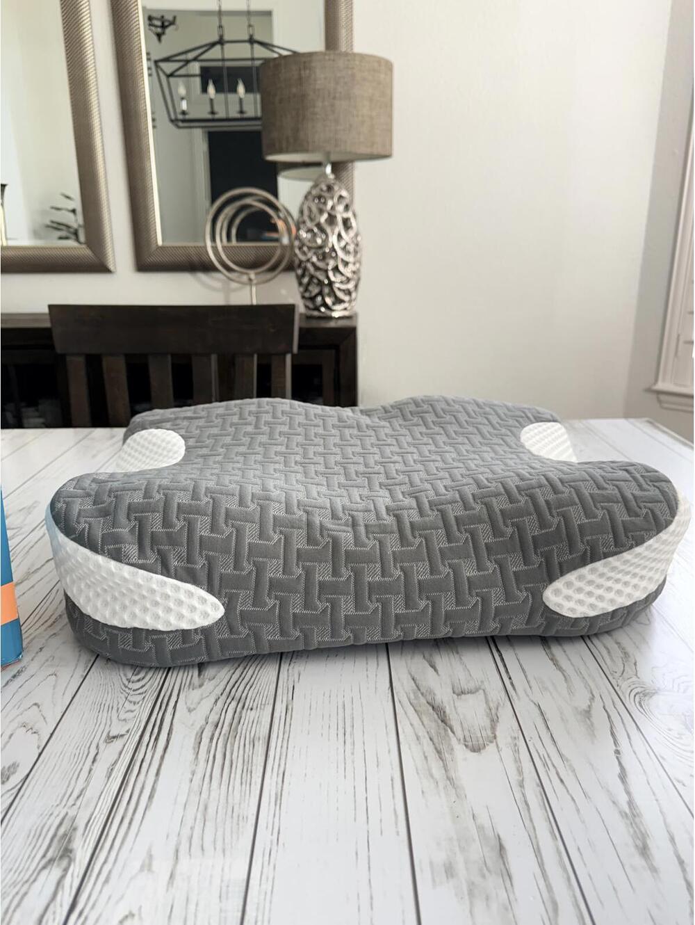 Elviros Memory Foam Cervical Pillow Ergonomic Neck Support Side Back - Picture 2 of 12